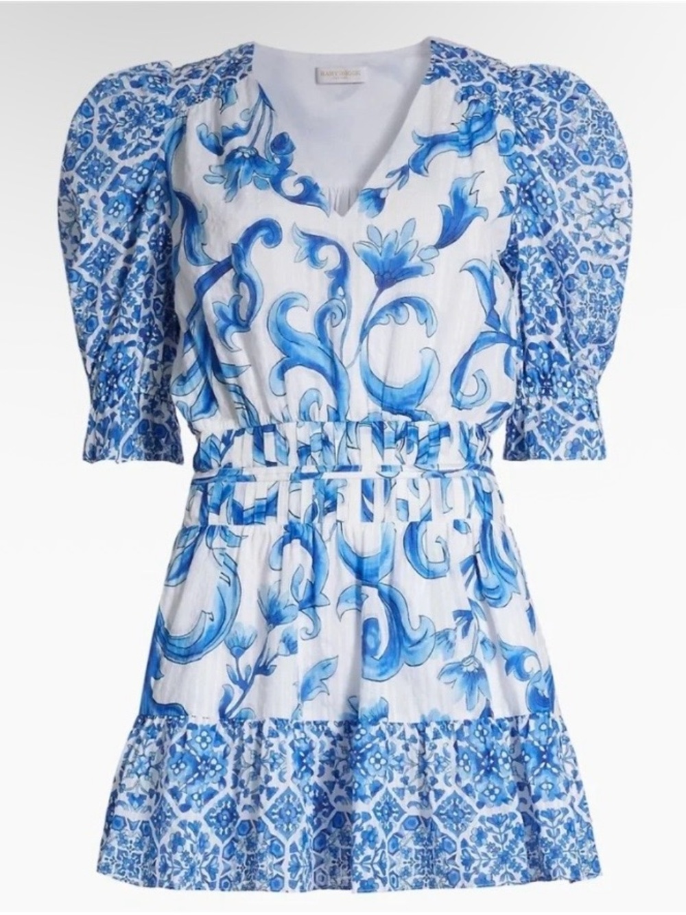 Ramy Brook Susan V-Neck Mini Dress Size L MSRP $395 - Picture 7 of 10